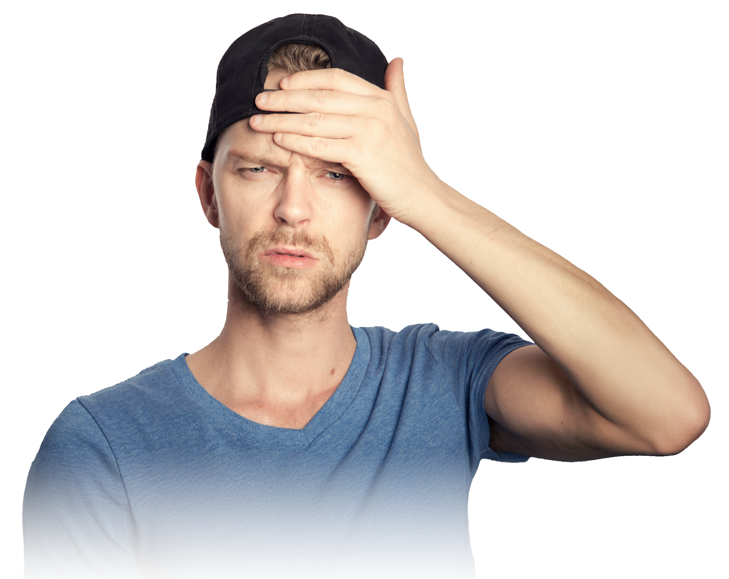 Person contemplating home buying costs